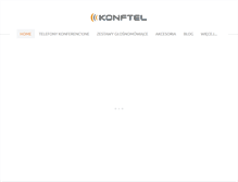Tablet Screenshot of konftel.pl